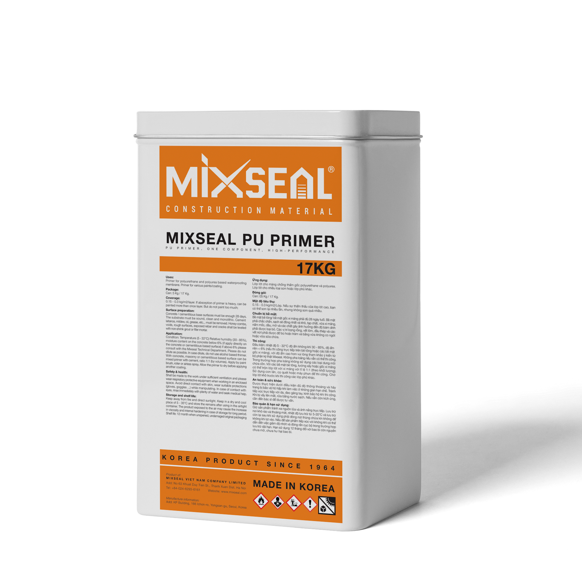 Lớp lót chống thấm, sơn Mixseal PU Primer