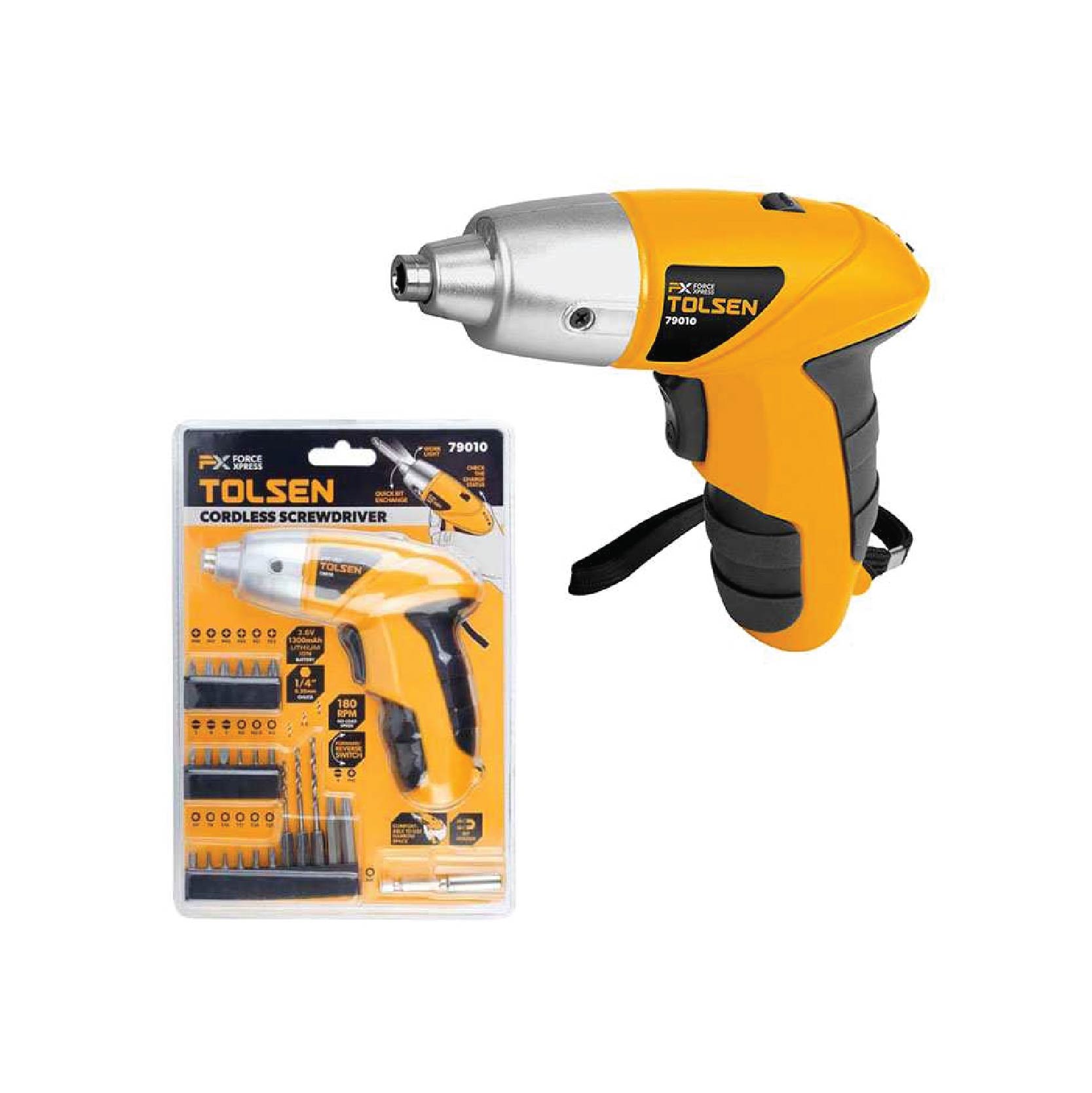 BỘ MÁY VẶN ỐC VÍT KHÔNG DÂY TOLSEN 79010