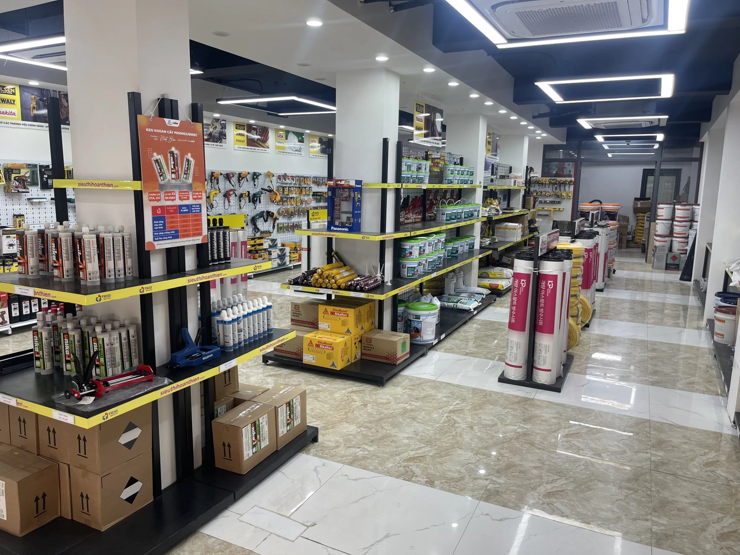 Cửa hàng offline bán vật liệu chống thấm mái tôn và các vật liệu chống thấm khác tại Hà Nội