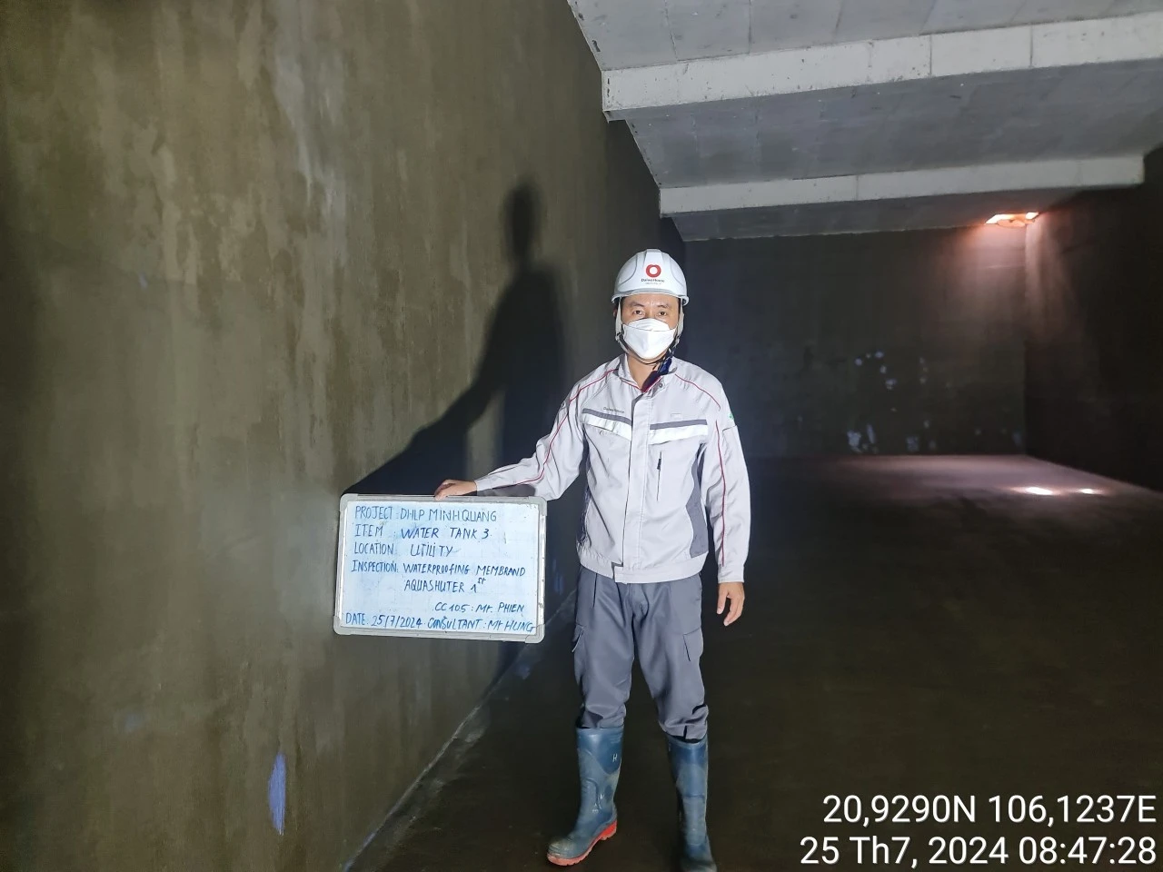 Nghiệm thu chống thấm ngược tường hầm - Rõ ràng, minh bạch