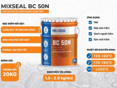 Lớp phủ chống thấm Mixseal BC50N